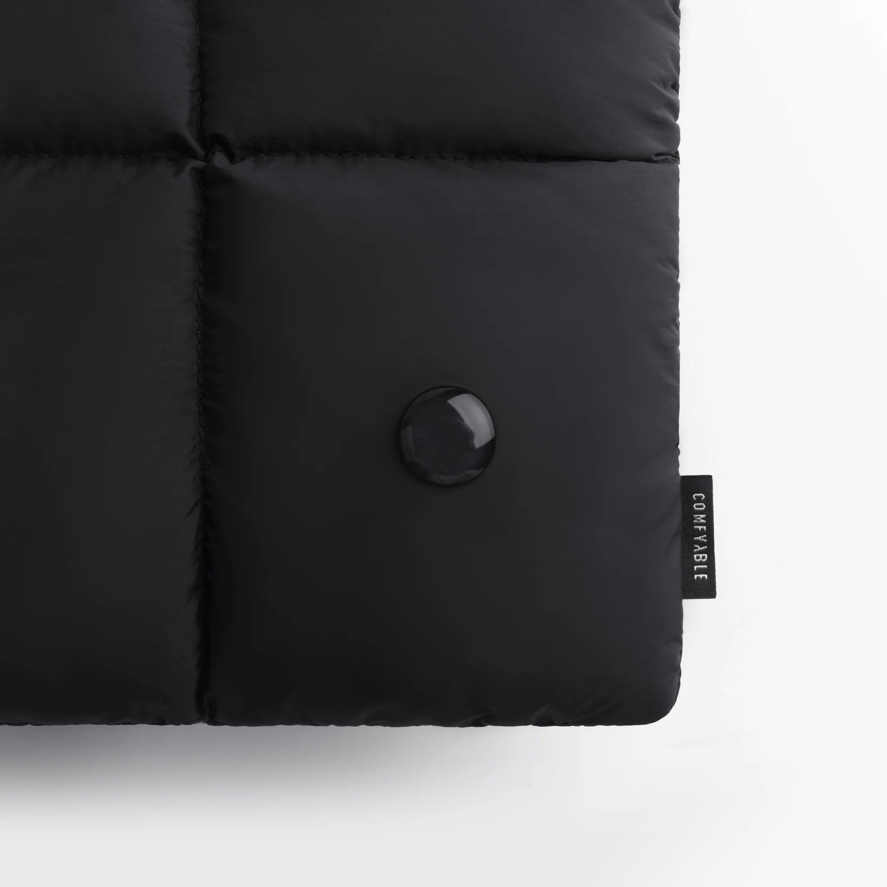 Pochette d'ordinateur à fermeture magnétique Noire