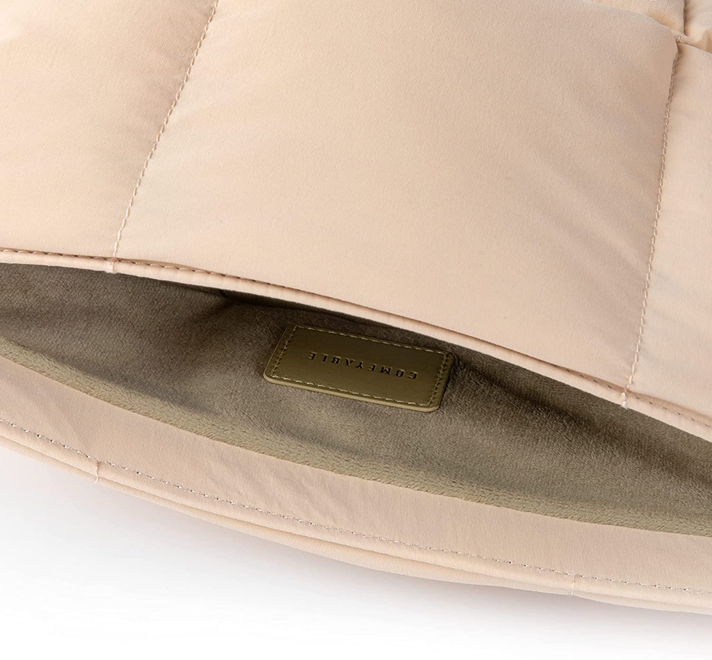 Pochette d'ordinateur à fermeture magnétique Beige